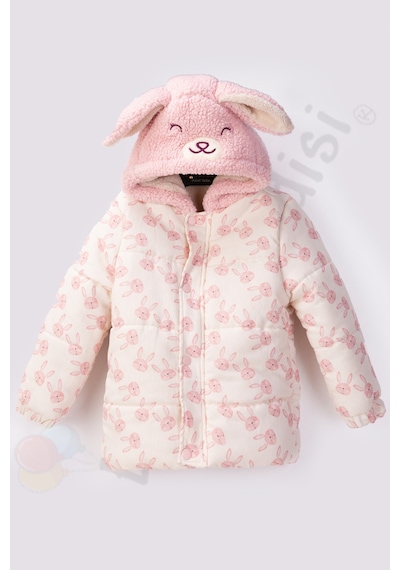 Bebek Vadisi Yeni Tavşanlı Kapüşonlu İçi Peluş Kürklü Kapitone Kalın Kar Kışlık Şişme Kız Bebek Mont Çocuk Kaban Pembe Bebek Vadisi Yeni Tavşanlı Kapüşonlu İçi Peluş Kürklü Kapitone Kalın Kar Kışlık Şişme Kız Bebek Mont Çocuk Kaban Pembe