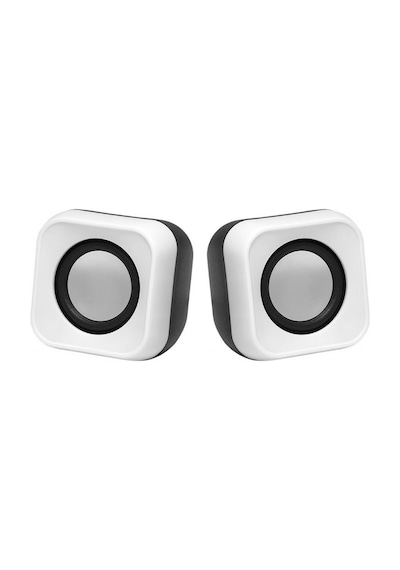 Frisby  Fs-2126U-W 1+1 Usb Siyah/Beyaz 12W  Hoparlör