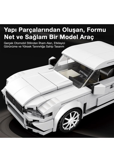 Reobrix Creator 819 Bmw M760 Spor Araba Yaratıcı Yapı Blok Seti Building Blocks - 398 Parça
