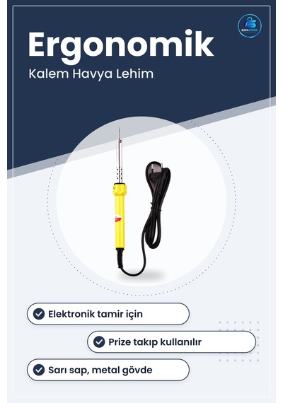 Kalem Havya Tamir Lehim Makinesi Ergonomik Yaylı Elektrikli Lehim