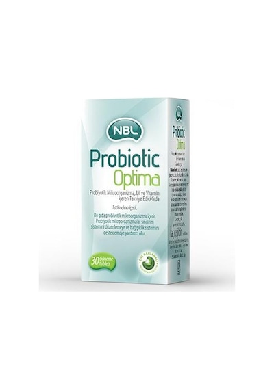 Nbl Probiotic Gold 20 Saşe Nbl Probiotic Optima 30 Tablet