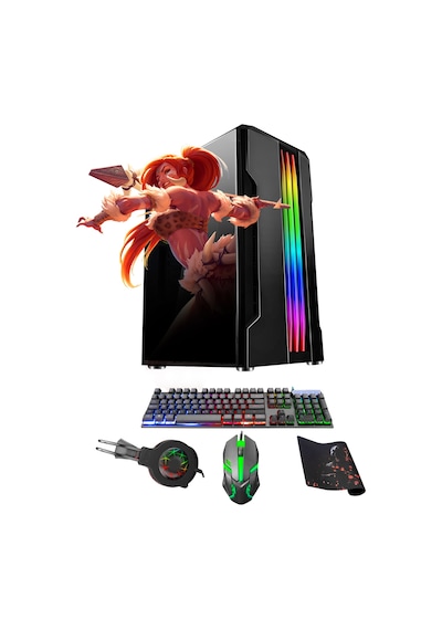 Ramtech Fullforce FF196 i5-6500 8 GB 500 GB HDD+128 GB SSD GTX1660S Dos Masaüstü Oyuncu Bilgisayarı