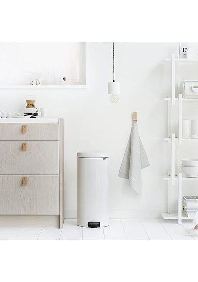Brabantia Bra 111785 Beyaz Pedallı Çöp Kova 30L Beyaz