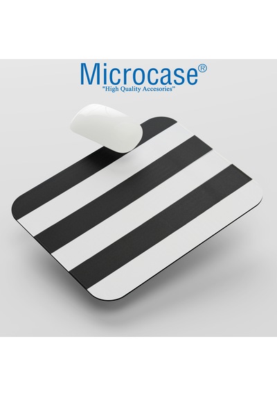 Microcase Taraftar Serisi Konforlu Kaymaz Taban Oyuncu Mousepad 70x30cm Al5311 Siyah-beyaz