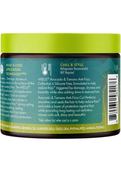 Mielle Avocado & Tamanu Elektriklenme Karşıtı Bukle Belirginleştirici Durulanmayan Saç Kremi 340 G