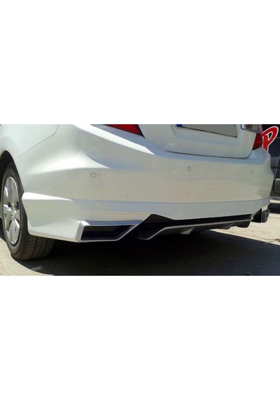 Honda Civic Diffizörlü Arka Tampon Eki
