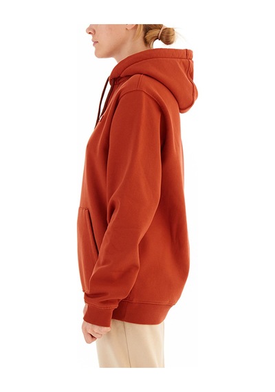 Columbia Csc U Marble Canyon Heavyweight Fleece Unisex Kapüşonlu Sweatshirt-5974 Kiremit