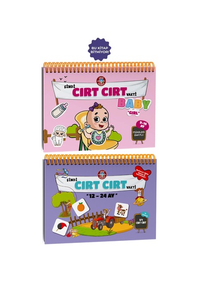 12-24 Ay Cırt Cırtlı Kitap Ve Cırt Cırt Vakti 9-16 Ay Baby Girl