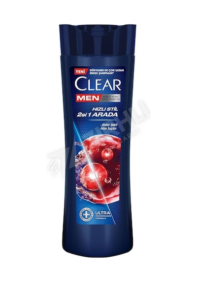3 Adet Clear Şampuan 2 Si 1 Arada Kepeğe Karşı 350 Ml