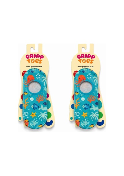 Gripptoes Kaymaz Damla Tabanlı Deniz&havuz Çorabı N2 Çok Renkli