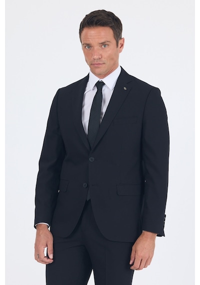 İmza Siyah Mono Yaka Gabardin Astarlı Tek Yırtmaç Esnek 6 Drop Comfort Fit Basic Takım Elbise 1001255010 İmza Siyah Mono Yaka Gabardin Astarlı Tek Yırtmaç Esnek 6 Drop Comfort Fit Basic Takım Elbise 1001255010