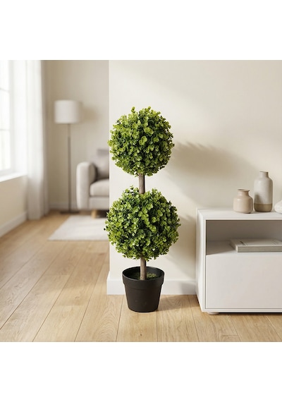 Koçtaş Yapay Bitki Şimşir 70 Cm Çok Renkli
