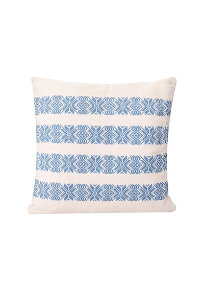 Porland Chantilly Mavi Dokuma Pamuk Yastık 50x50cm Sku: Smg8690010243058