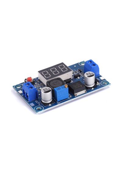 Alkatronik-Voltmetreli Lm2596 Ayarlanabilir 3A Güç Kaynağı Voltaj Düşürür