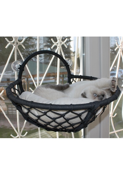 Homedora Grant Kedi Cam Yatağı & Cam Askılı Vantuzlu Kedi Yatağı