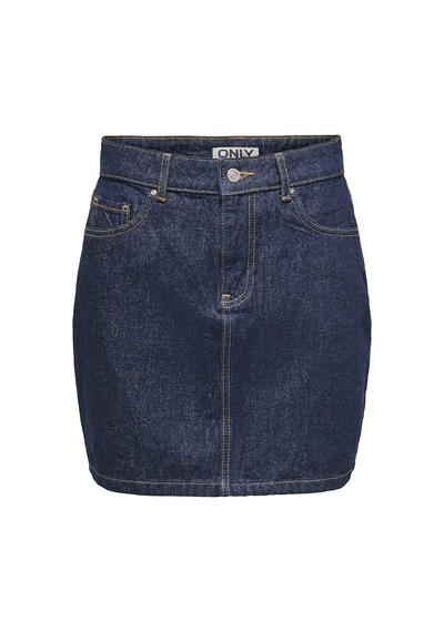 Only Kadın Mini Kot Etek 15339630 Lacivert