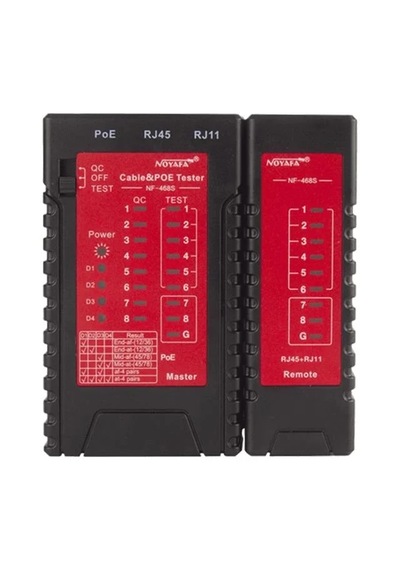 Noyafa Nf-468s Rj45-rj11-poe Destekli Çok Fonksiyonlu Ağ Telefon Kablosu Test Cihazı