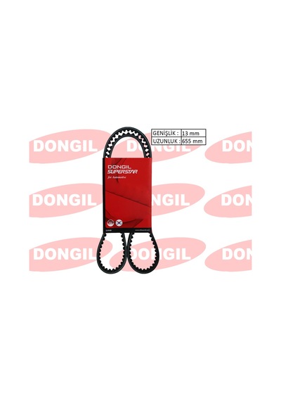 Dongıl V-kayışı Tırtıllı Hyundaı Accent Era Elantra Getz 1.6l / Kıa Cerato Rıo / Mıtsubıshı Galant Lancer C Olt 13x655 5723129000