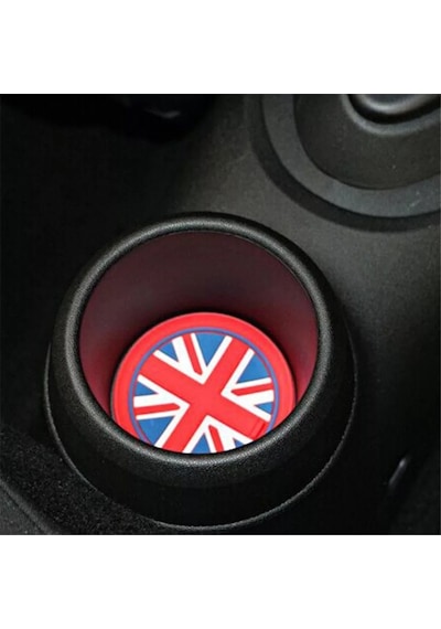 Mini Cooper Araç Içi Bardak Altlığı Union Jk Gray Jk