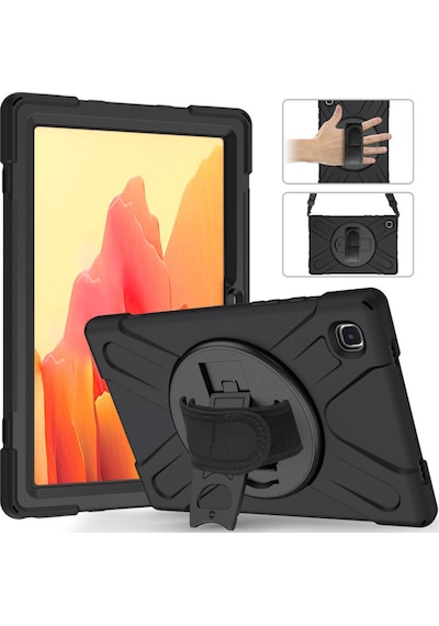 Galaxy Tab A7 Lite T220 8.7 Uyumlu Amazing Tablet Kılıf Standlı Koruyucu Kapak Klasik