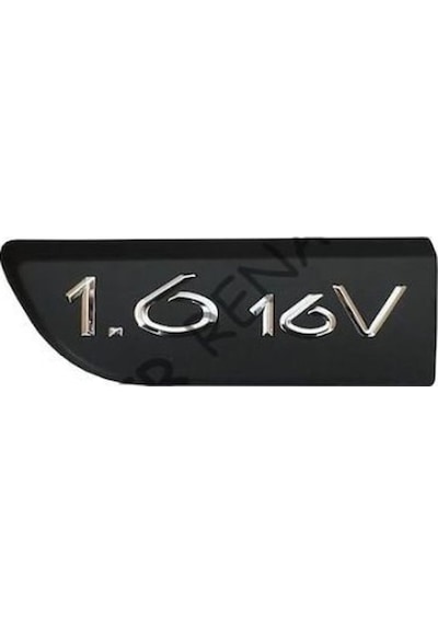 Megane 2 - II Kapı Band Yazısı Sol Siyah Monogram 8200209149