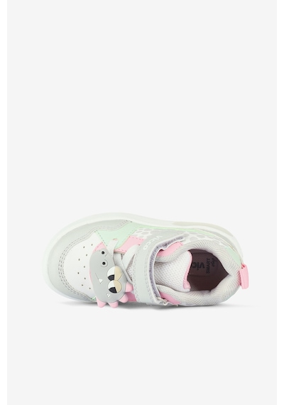 Vicco Borka Işıklı Kız Okul Öncesi Gri Sneaker