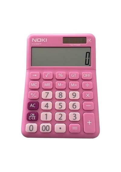 Noki Hesap Makinesi 12 Hane Renkli H-CS001P