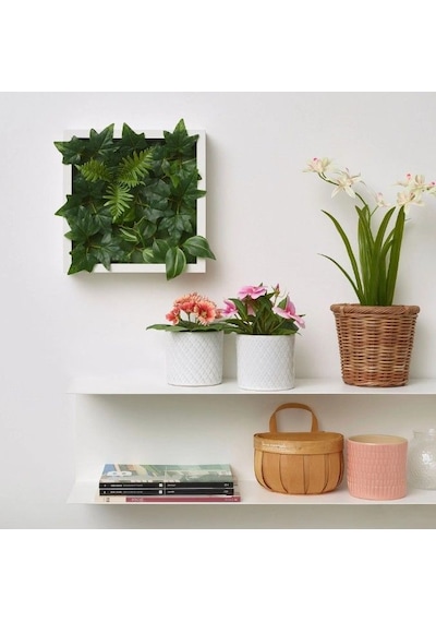 Ikea Fejka Yapay Bitki Duvar Paneli 26 Cm Yeşil Koyu Yeşil