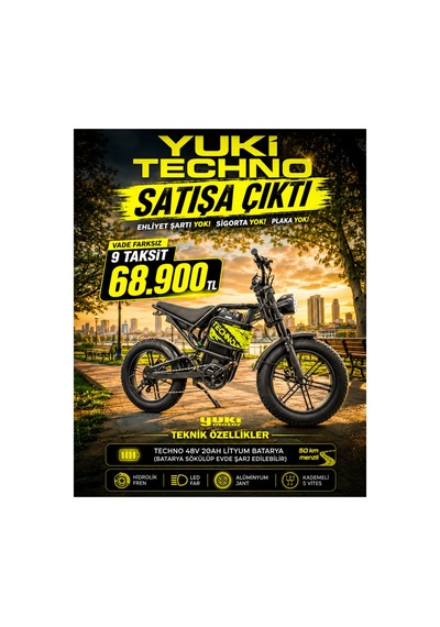 Techno Elektrikli Bisiklet