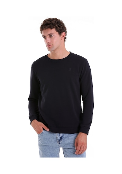 Hatemoğlu Lacivert Regular Fit Düz Pamuklu Bisiklet Yaka Sweatshirt Lacivert Hatemoğlu Lacivert Regular Fit Düz Pamuklu Bisiklet Yaka Sweatshirt Lacivert