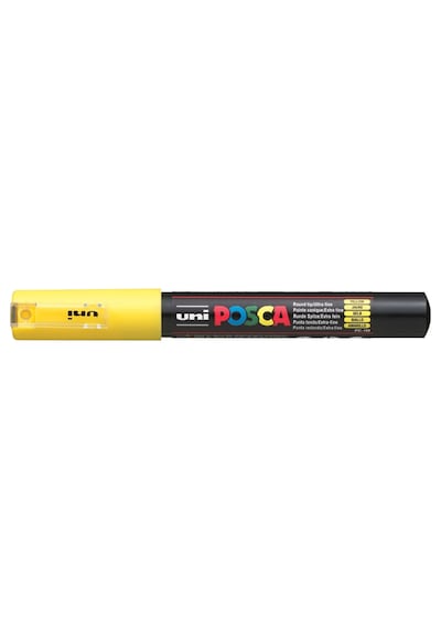 Uniball Posca 0.7 Mm Markör Kalem Sarı Diğer