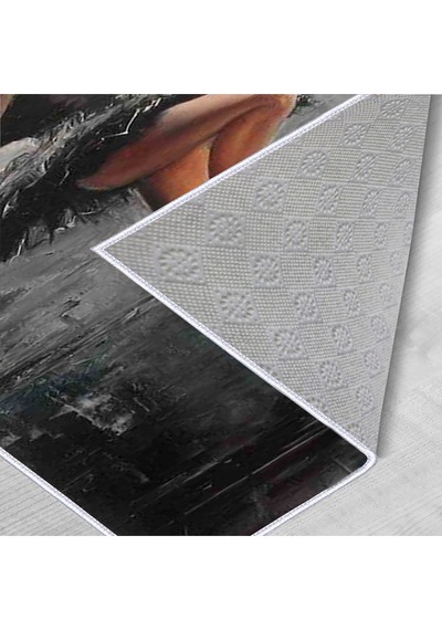 Rovigo Home Dijital Baskı Yıkanabilir Kaymaz Taban Salon Halısı RVG1623 Çok Renkli