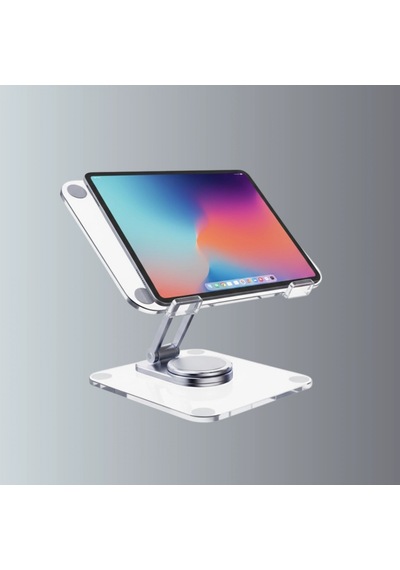 Çift Eksenli Ayarlanabilir Evrensel Tablet Standı Masaüstü Destek Tutucu
