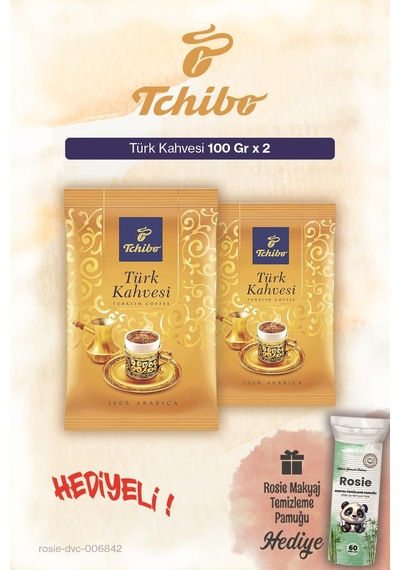 Tchibo Türk Kahvesi 100 Gr X2 Ve Pamuk Çekirdek