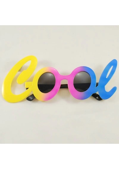 Nessiworld Cool Yazılı Rengarenk Parti Gözlüğü 21x8 Cm Diğer