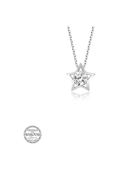 Swarovski Taşlı Gümüş Yıldız Kadın Kolye (551180762)