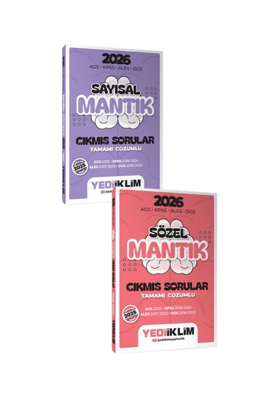 2026 Ags Kpss Ales Dgs Sayısal-sözel Mantık Tamamı Çözümlü Çıkmış Sorular Seti