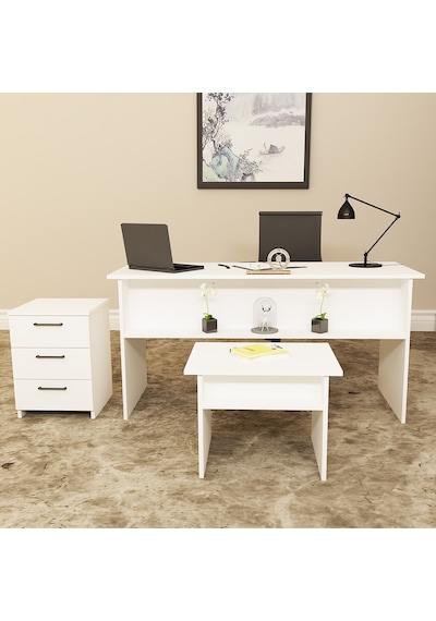 KALENDER DEKOR MERKÜR-1-2-3 OFİS BÜRO MASASI TAKIMI MRK01