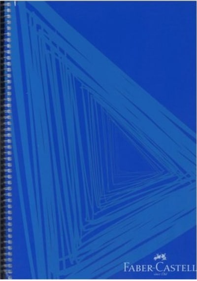 Faber Castell Pp Kapak Waves Spiralli Defter 80 Yp Çizgili 5075 000434-mavi