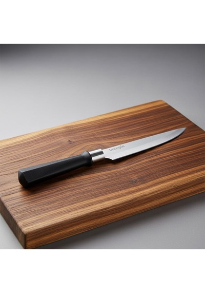 Lazoğlu Kasap Bıçağı 29 Cm / 4 Cm Genişlikte Paslanmaz Çelik Şef Bıçağı / Ergonomik Ahşap Saplı Doğrama B Diğer