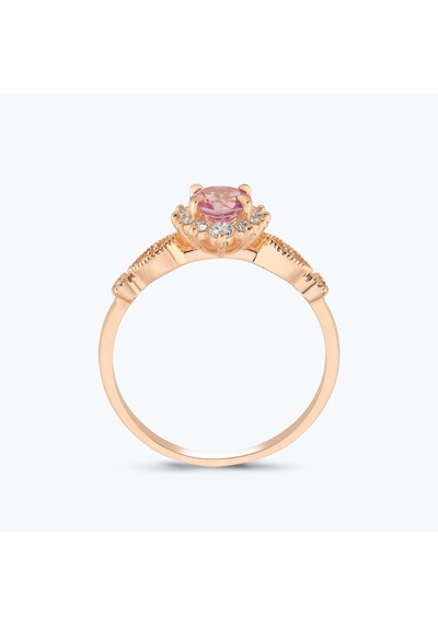 Altınbaş Pırlanta Pembe Safir Vintage Yüzük Pnf003pps-14k