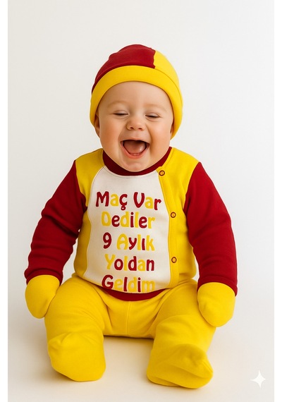 Balbeybi Yenidoğan Bebek Takımı 4'lü Set Hastane Çıkışı Bbk-tlm-gs-03-001 Kırmızı