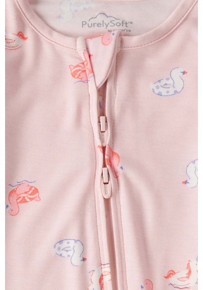 Carter's Kız Bebek Baskılı Fermuarlı Tulum Pembe 1v259510