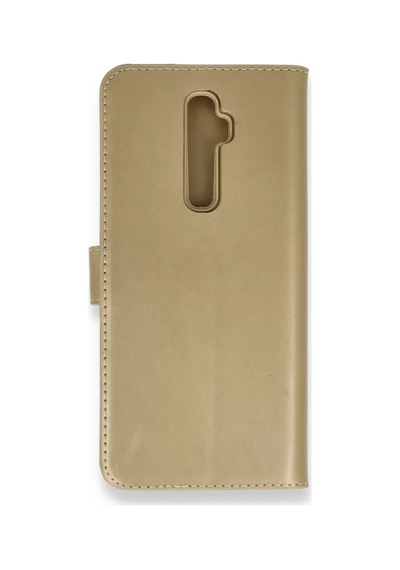 Newface Oppo Reno 2z Kılıf Trend S Plus Kapaklı Kılıf - Gold Altın