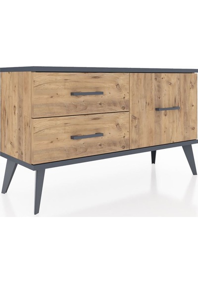 Arges Şifonyer 3 Raflı 88x30x48 Çam-antrasit/çam Antrasit/çam Arges Şifonyer 3 Raflı 88x30x48 Çam-antrasit/çam Antrasit/çam