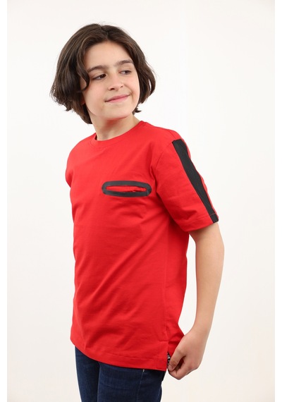 Toontoy Kids Toontoy Erkek Çocuk Tişört Gri