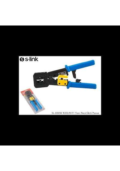 S-lınk Sl-830w, Rj45/rj11 İkili Pense, Yeni Nesil Kablo Ucu Konnektör Sıkma Pensesi