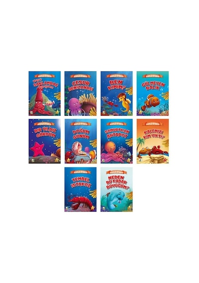 Değerler Okyanusu Seti - 10 Kitap Takım- Damla Yayınevi