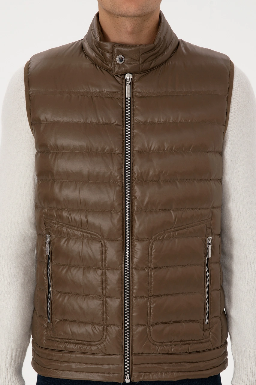 U.s. Polo Assn. Erkek Haki Yelek Dokuma 50310306-vr027 Haki