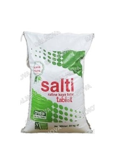 Salti 25kg Tablet Kare Saf Kaya Tuzu Tablet Nacı